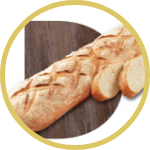 Cross Cut Polka Bread
